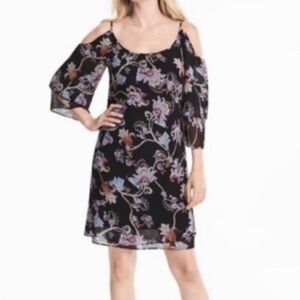 White House Black Market Cold Shoulder Dress Small